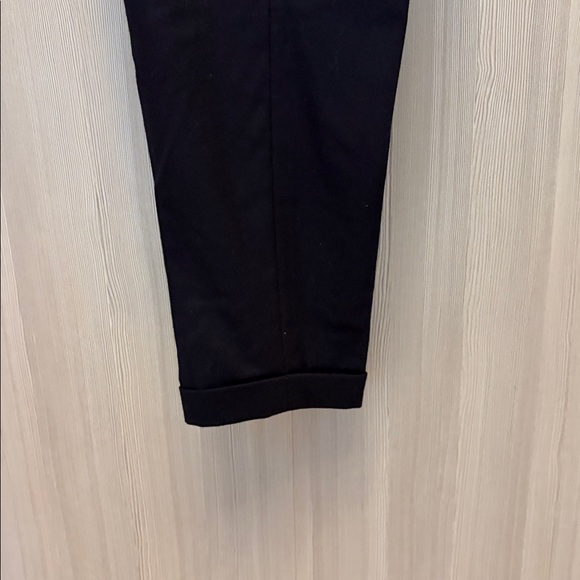 Drake's - Navy Wool Flannel Single Pleat Trouser - Size 46 (IT / EUR)